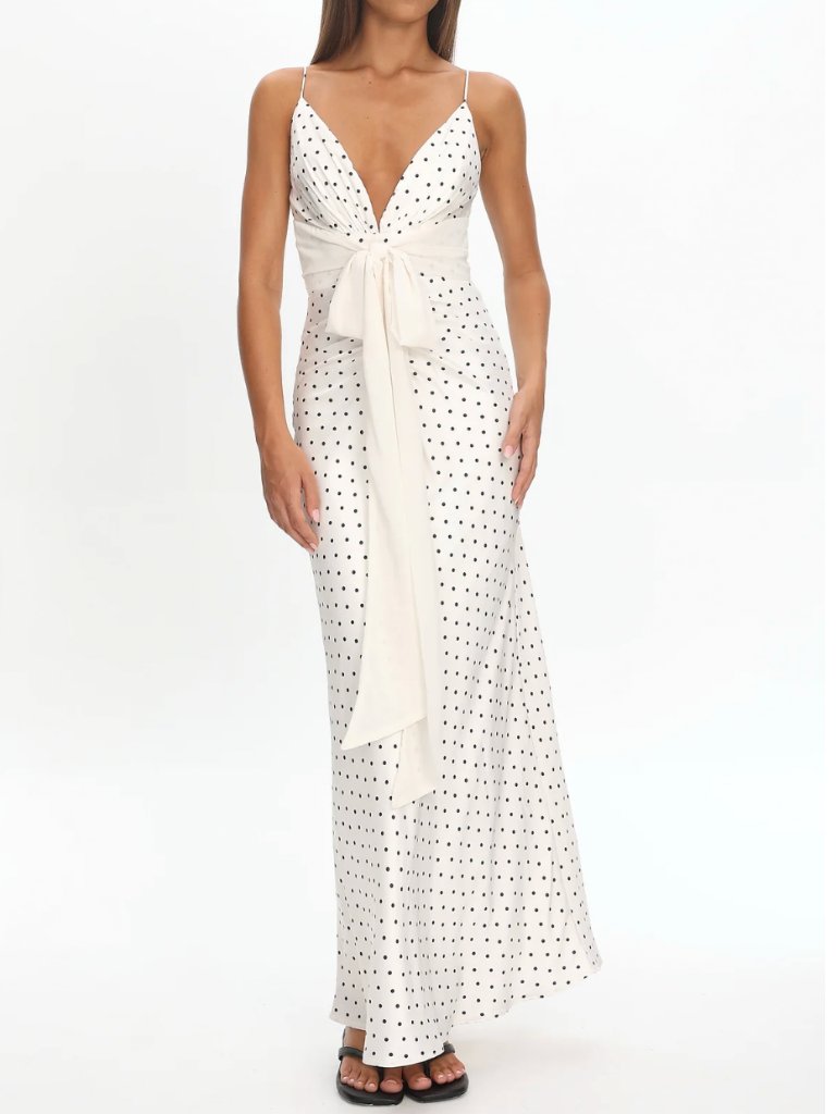 Ambrette Bow Waist Maxi Dress - Selfie Leslie